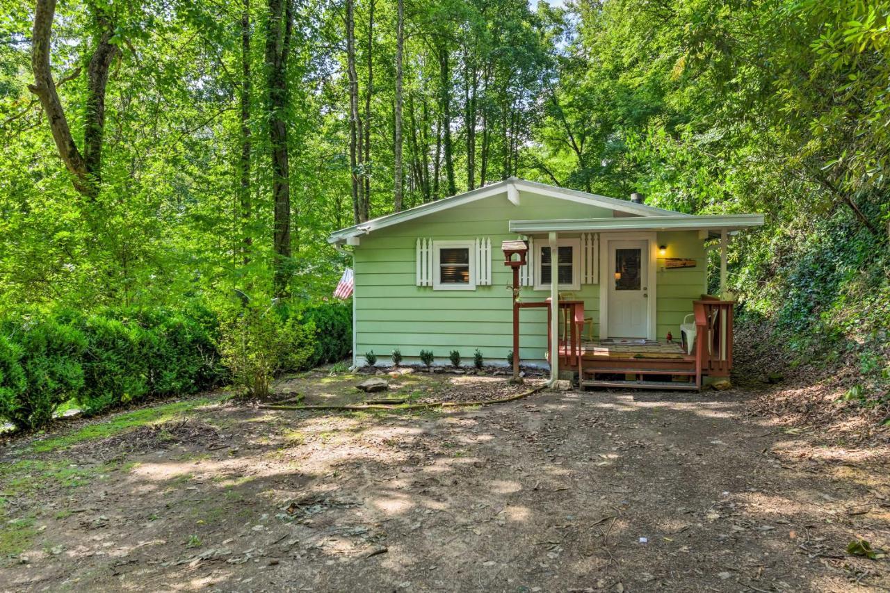 Tranquil Creekside Cottage With Deck And Lanai Franklin Extérieur photo
